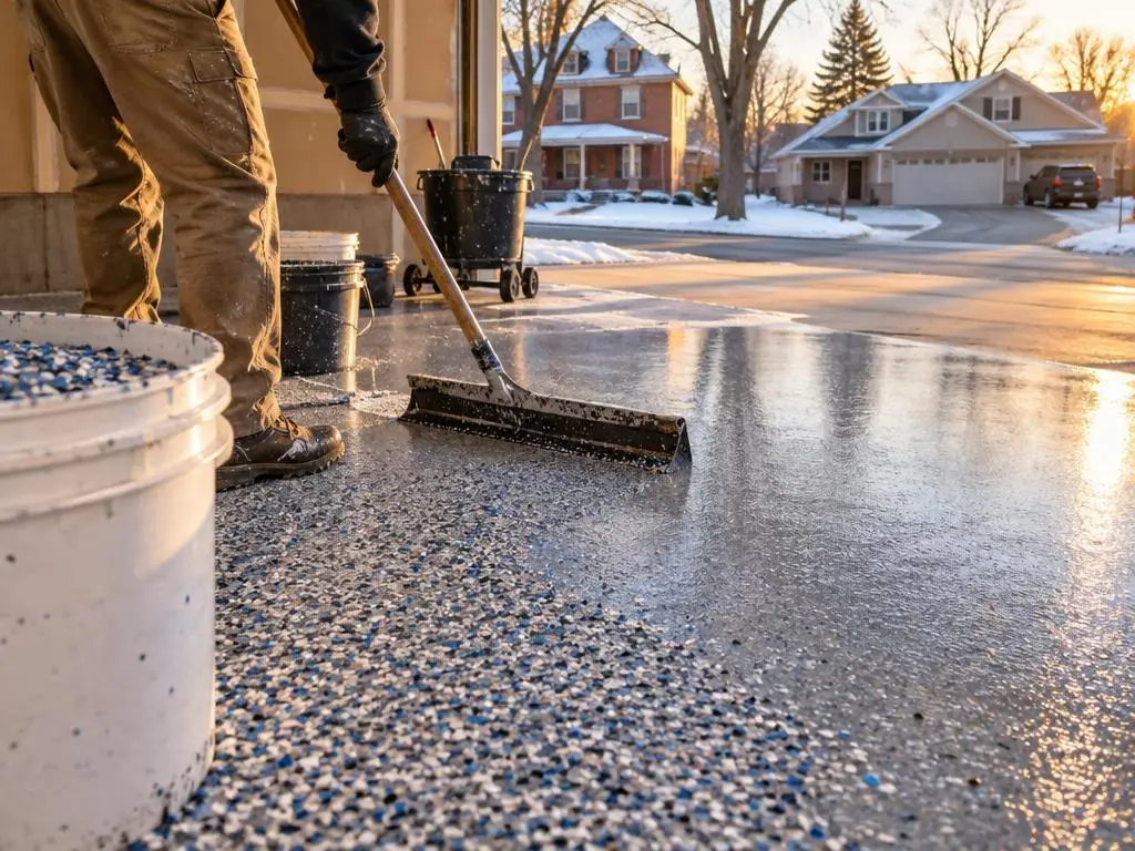 Epoxy Flake Floors in Grand Rapids, MI